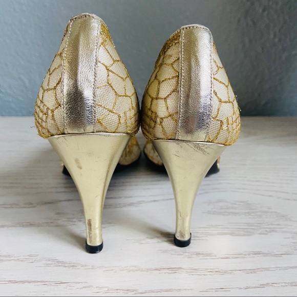Vintage Stuart Weitzman for Mr. Seymour Mesh Pumps - Picture 5 of 6